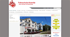 Desktop Screenshot of fahrschule-koenitz.de