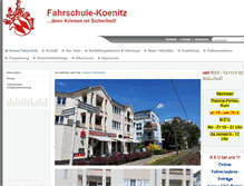 Tablet Screenshot of fahrschule-koenitz.de